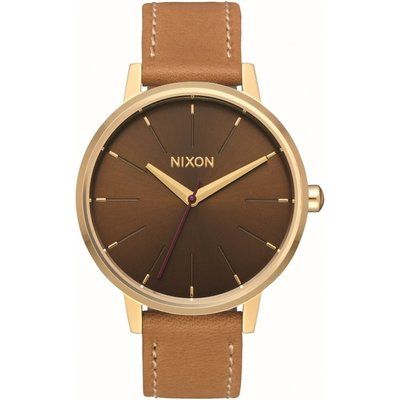 Men's Nixon The Kensington Leather Watch A108-2804