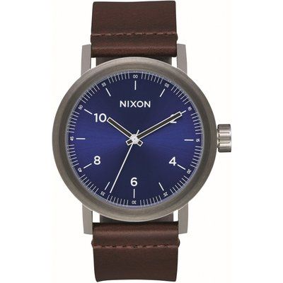 Men's Nixon The Stark Leather Watch A1194-2301