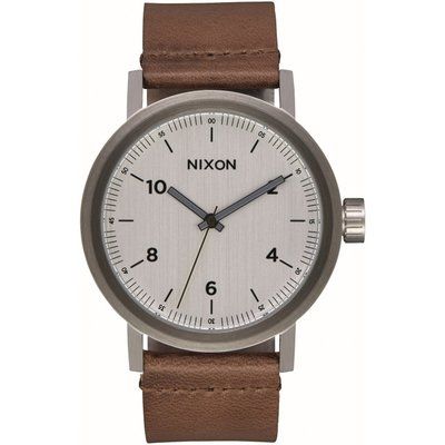 Mens Nixon The Stark Leather Watch A1194-2092