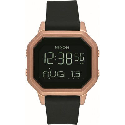 Unisex Nixon The Siren SS Alarm Chronograph Watch A1211-1098