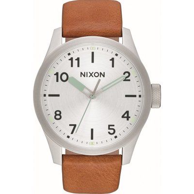 Men's Nixon The Safari Leather Watch A975-2853