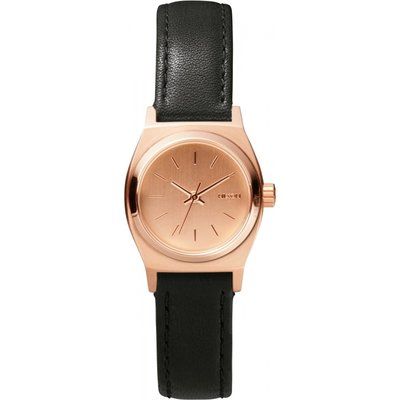 Ladies Nixon The Small Time Teller Leather Watch A509-1932