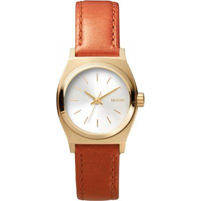 Ladies Nixon The Small Time Teller Leather Watch A509-1976