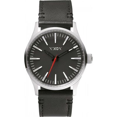 Men's Nixon The Sentry 38 Leather Watch A377-000