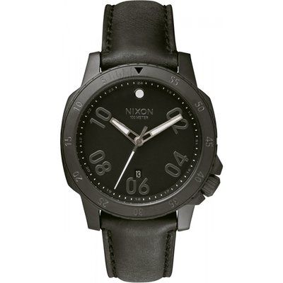 Mens Nixon The Ranger Leather Watch A508-001