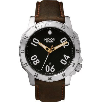 Mens Nixon The Ranger Leather Watch A508-019