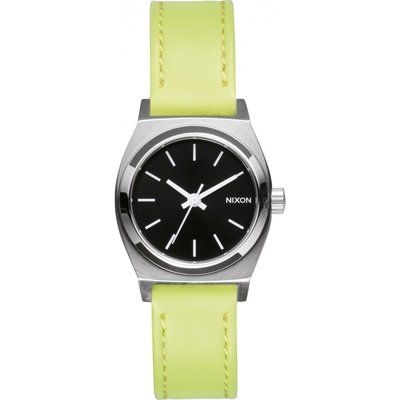 Ladies Nixon The Small Time Teller Leather Watch A509-2080