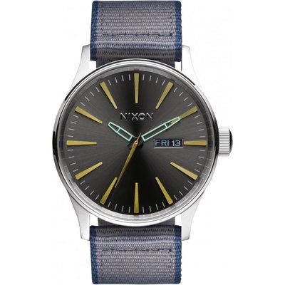 Men's Nixon The Sentry Leather Watch A105-2068