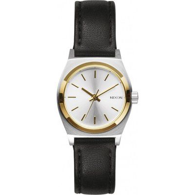 Ladies Nixon The Small Time Teller Leather Watch A509-1884