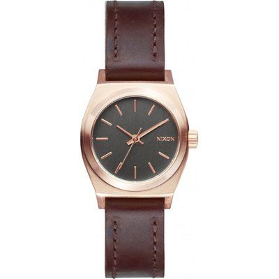Unisex Nixon The Small Time Teller Leather Watch A509-2001