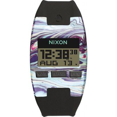 Unisex Nixon The Comp S Alarm Chronograph Watch A336-2151