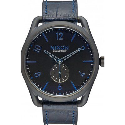 Mens Nixon The C45 Leather Watch A465-2153