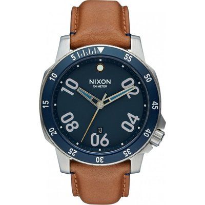 Mens Nixon The Ranger Leather Watch A508-2186