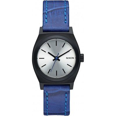 Unisex Nixon The Small Time Teller Leather Watch A509-2131