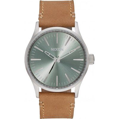 Unisex Nixon The Sentry 38 Leather Watch A377-2217