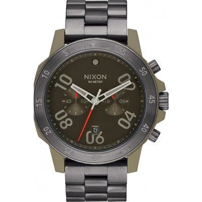 Mens Nixon The Ranger Chrono Chronograph Watch A549-2220
