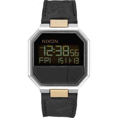 Men's Nixon The Re-Run Leather Watch A944-2222