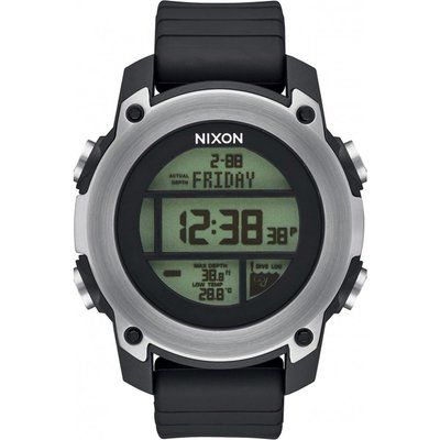 Mens Nixon The Unit Drive Alarm Chronograph Watch A962-000