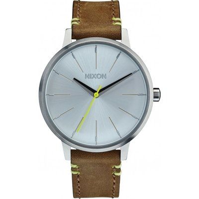 Men's Nixon The Kensington Leather Watch A108-2290