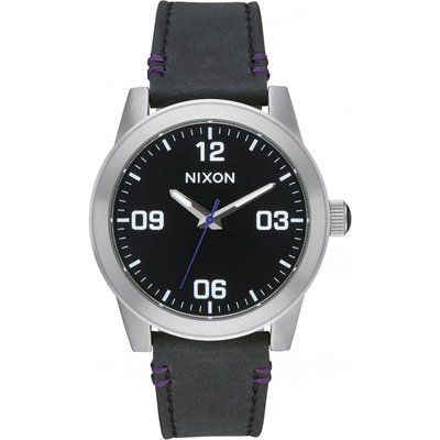 Mens Nixon The G.I. Leather Watch A933-000