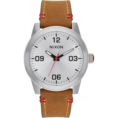 Men's Nixon The G.I. Leather Watch A933-747