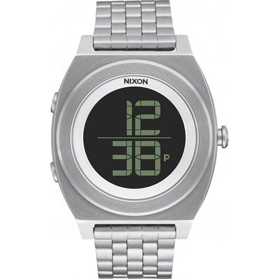 Unisex Nixon The Time Teller Digi SS Chronograph Watch A948-000