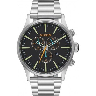 Mens Nixon The Sentry Chrono Chronograph Watch A386-2336
