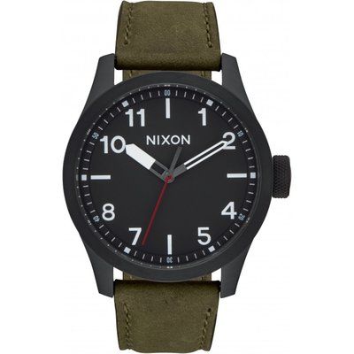 Men's Nixon The Safari Leather Watch A975-1032