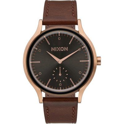 Unisex Nixon The Sala Leather Watch A995-2362