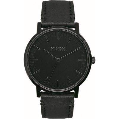 Unisex Nixon The Porter Leather Watch A1058-001