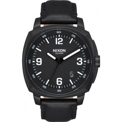 Unisex Nixon The Charger Leather Watch A1077-001