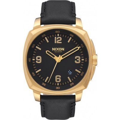 Unisex Nixon The Charger Leather Watch A1077-513