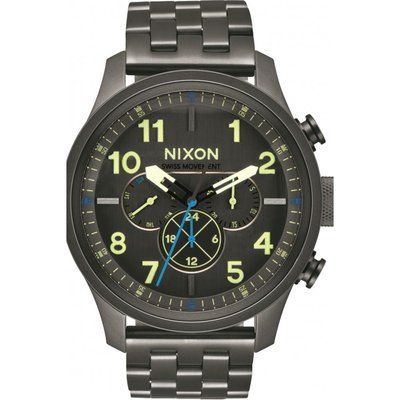 Mens Nixon The Safari Dual Time Watch A1081-1418