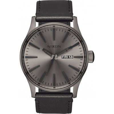 Men's Nixon The Sentry Leather Watch A105-1531