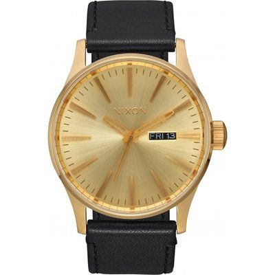 Men's Nixon The Sentry Leather Watch A105-510