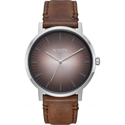 Unisex Nixon The Porter Leather Watch A1058-2594
