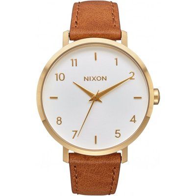 Ladies Nixon The Arrow Leather Watch A1091-2621