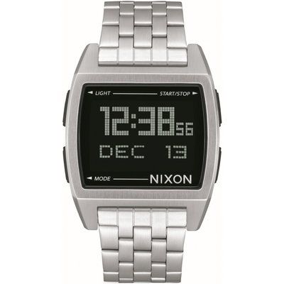 Mens Nixon The Base Alarm Chronograph Watch A1107-000