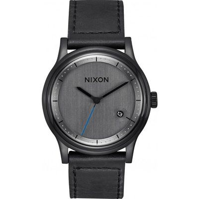 Men's Nixon The Station Leather Watch A1161-001