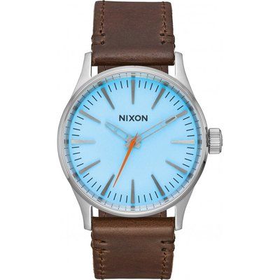 Men's Nixon The Sentry 38 Leather Watch A377-2547