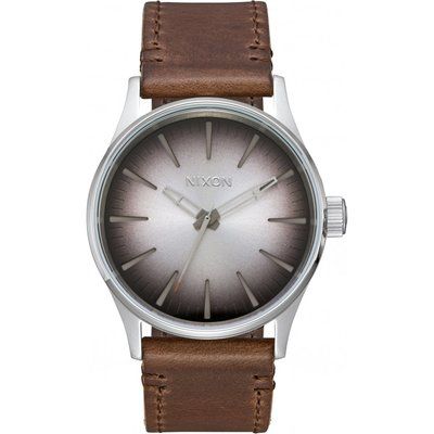 Men's Nixon The Sentry 38 Leather Watch A377-2594