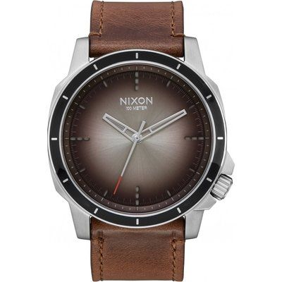 Mens Nixon The Ranger Ops Leather Watch A914-2594