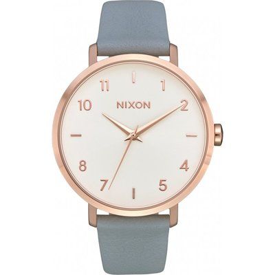 Ladies Nixon The Arrow Leather Watch A1091-2704