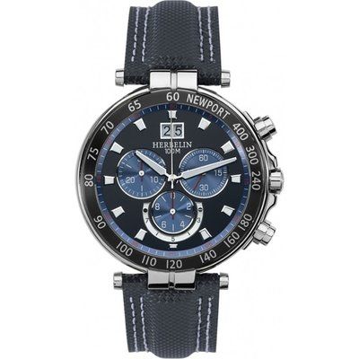 Men's Michel Herbelin Newport Marine Chronograph Watch 36655/AN65