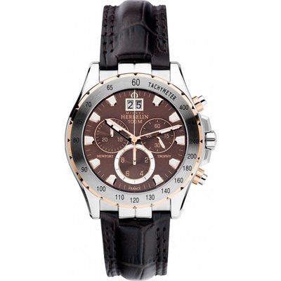 Men's Michel Herbelin Newport Trophy Chronograph Watch 36675/TR48MA