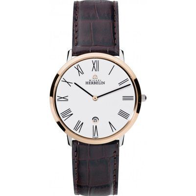 Men's Michel Herbelin Ikone Grande Watch 19515/TR01MA