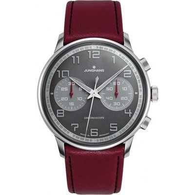 Mens Junghans Meister Driver Chronoscope Automatic Chronograph Watch 027/3685.00