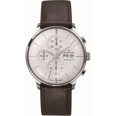 Mens Junghans Meister Chronoscope Automatic Chronograph Watch 027/4120.01