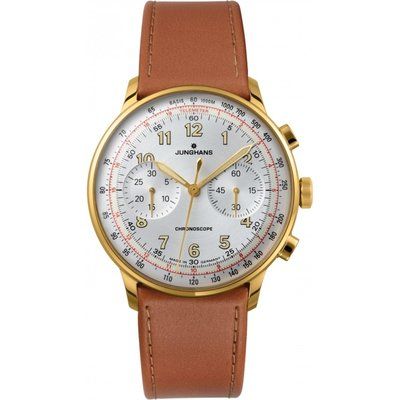 Men's Junghans Meister Telemeter Automatic Chronograph Watch 027/5382.00