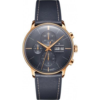 Men's Junghans Meister Chronoscope Edition SC Limited Edition Automatic Chronograph Watch 027/7720.03